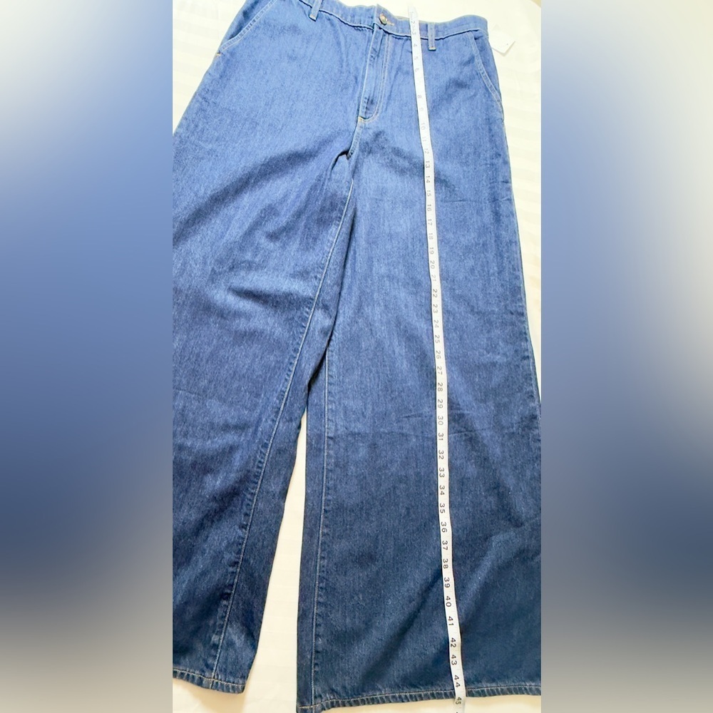 PAIGE Dark Blue Flare Jeans - Picture 10 of 15